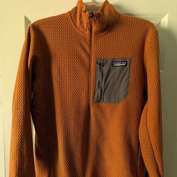 Patagonia Men’s R1 Air Zip-Neck Fleece - Medium, Robin Brown - Picture 1 of 4